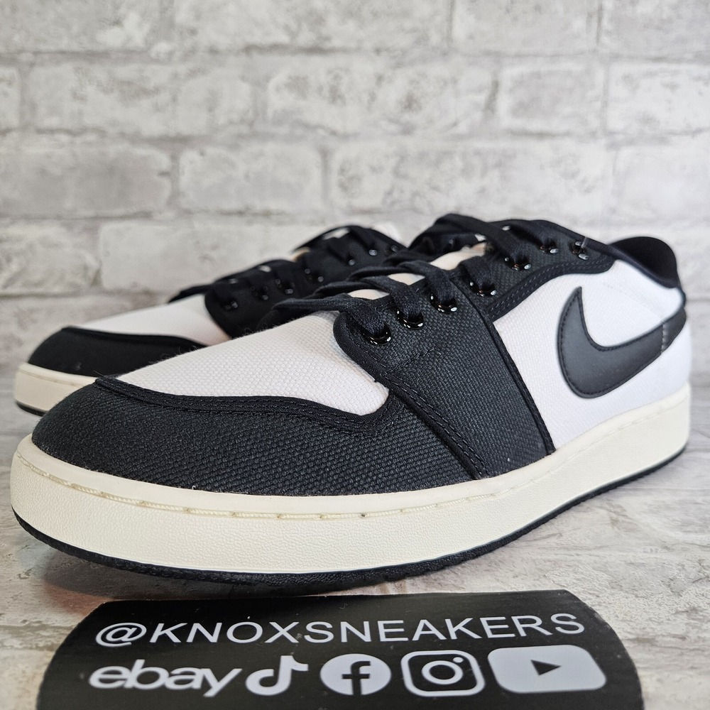 Nike Air Jordan 1 AJKO Low Black White Sneaker DX4981-100 Men's Size 11.5